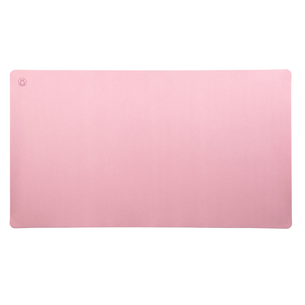 Mousepad gaming Flexi XXL din piele cu doua fete pentru protectie birou UNIKA roz.gri